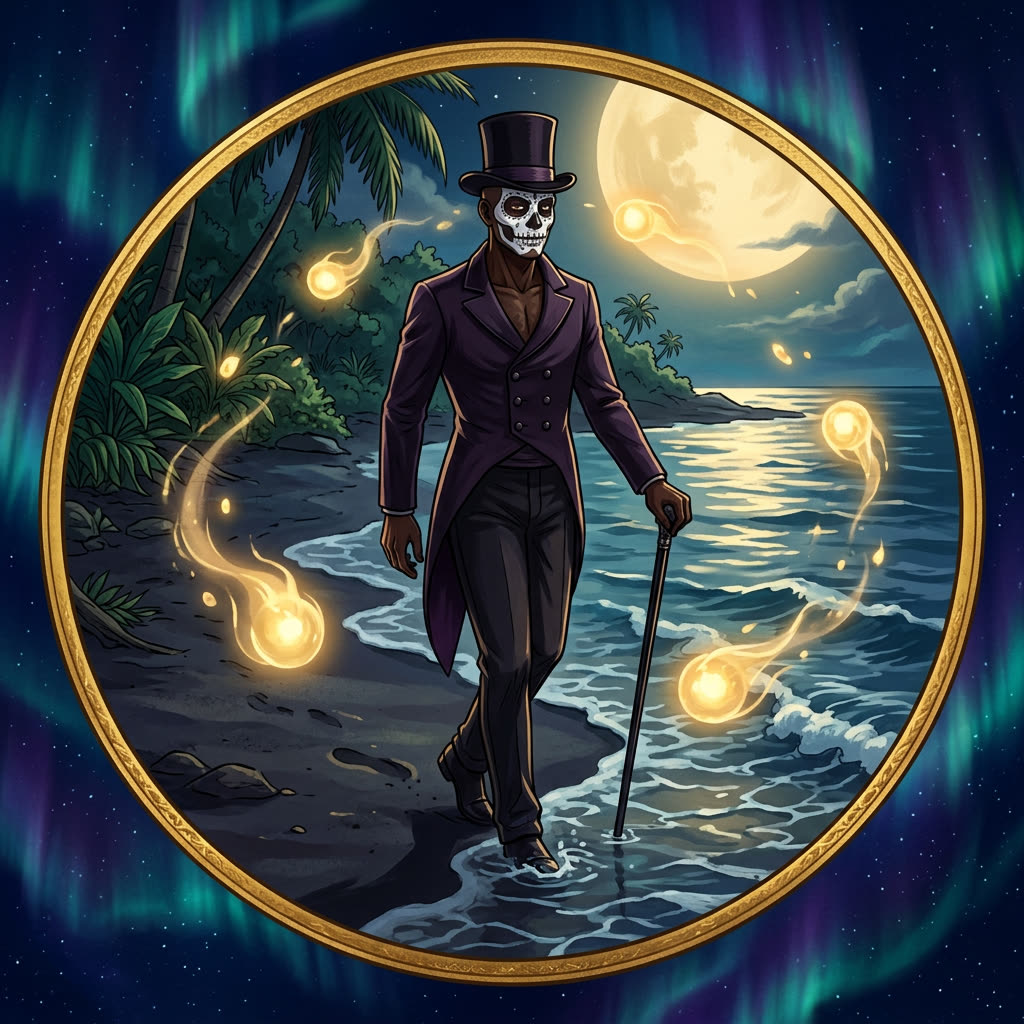 Baron Samedi an der Schwelle –