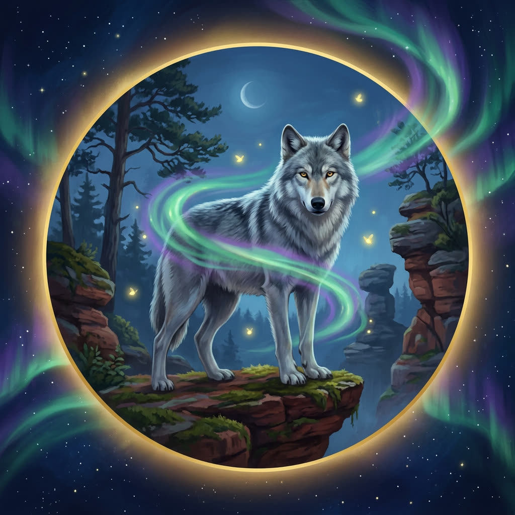 Der Wolf als Krafttier ·