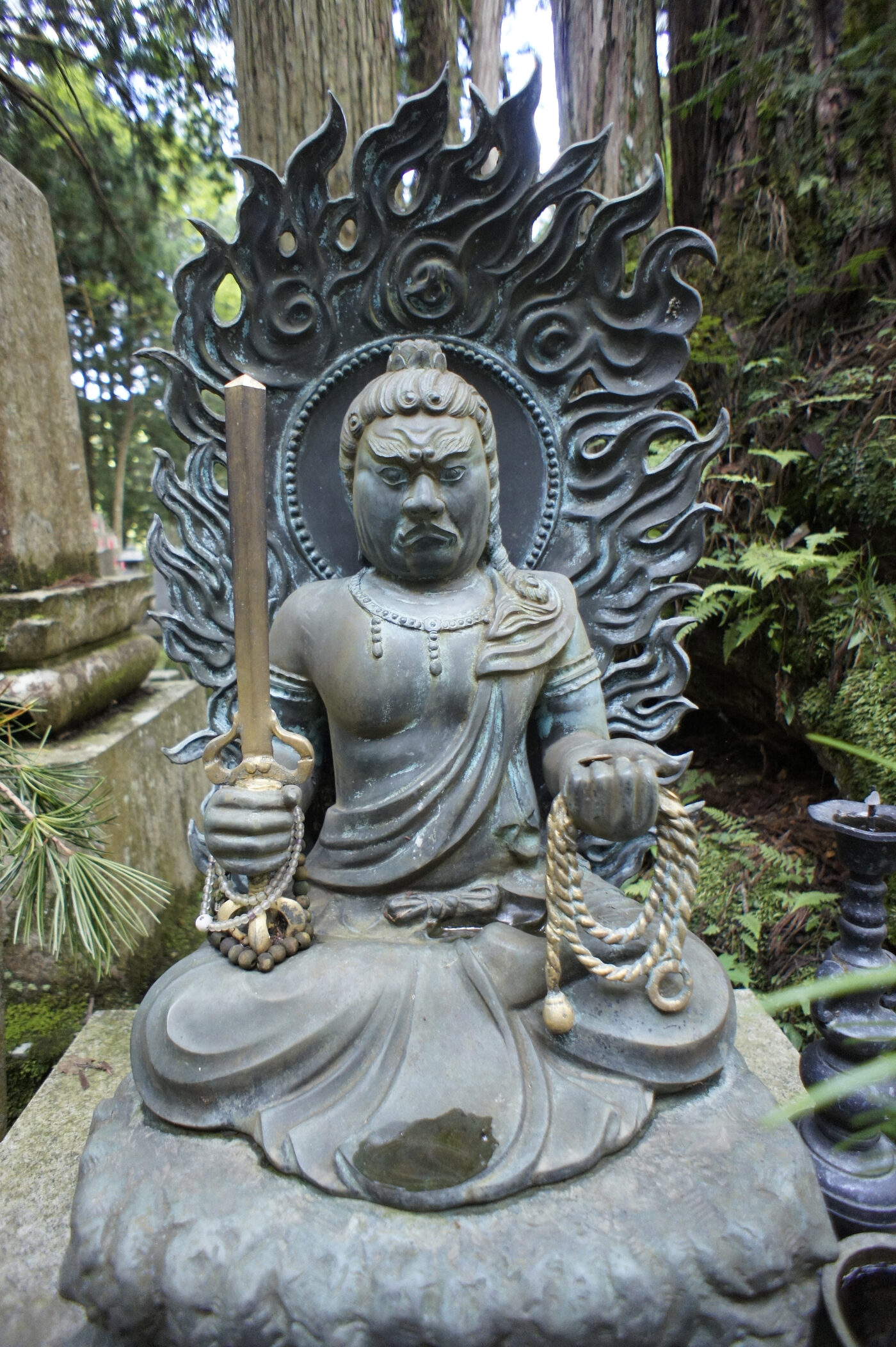 Fudō Myōō Altar in Jōdo-Taniai · der unerschütterliche Wisdom-King als Schutz der karmischen Bereinigung