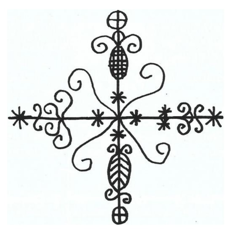 Met Carrefour Veve · rituelles Zeichen eines Voodoo-Loa
