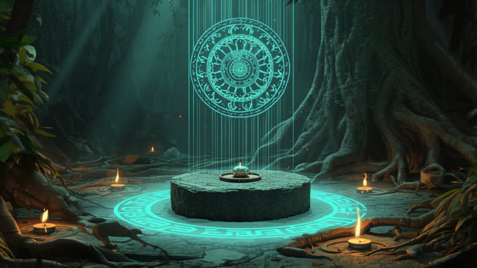 Vodou-Schutz-Altar der Wolfslinie — Schutz-Praxis für hochsensible Menschen